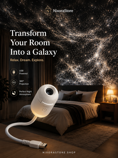 Galaxy Star Projector – Projektor Gwiazd LED 12w1